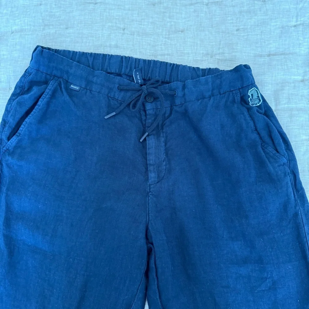 04651/ A Trip In A Bag Casual Pants Size XL 100% Linen
